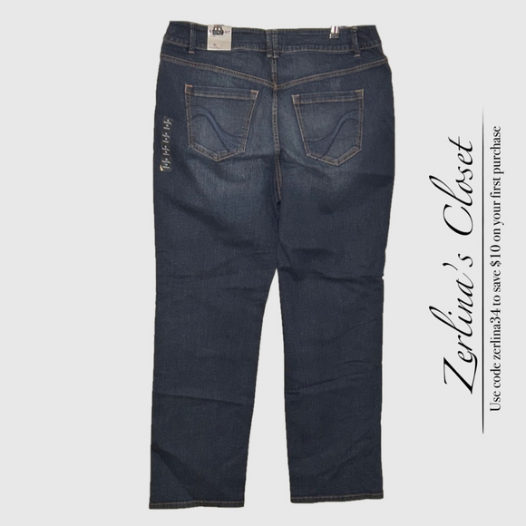 Lane Bryant Straight Leg Genius Fit Jeans 18 - Picture 4 of 14